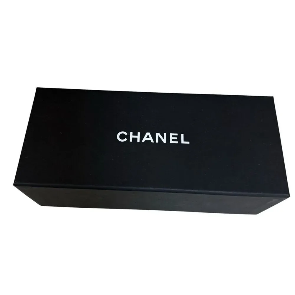 Authentic CHANEL Empty Sunglasses Eyeglasses Box Black Gift Storage